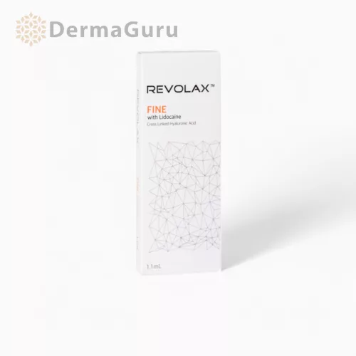 REVOLAX Fine L., kyselina hyalurónová kožná výplň, povrchové vrásky, ošetrenie strakou, 1 x 1,1ml 
