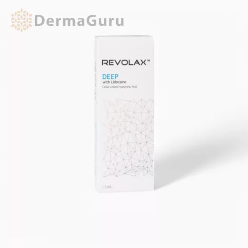 REVOLAX Deep L., pleťová výplň s kyselinou hyalurónovou, ošetrenie hlbokých vrások a zväčšenie pier, 1 x 1,1ml