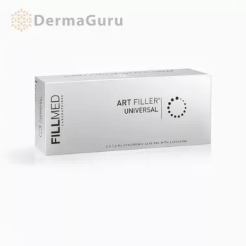   Fillmed Art Filler Universal, výplň kyseliny hyalurónovej, ošetrenie stredných a hlbokých vrások, 2 x 1,2 ml