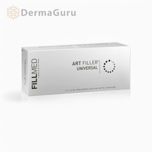 Fillmed Art Filler Universal, hialuronsavas töltőanyag, közepes és mély ráncok kezelése, 2 x 1,2 ml
