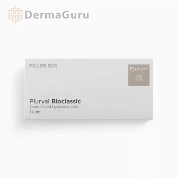   Pluryal Bioclassic, kyselinový hyalurónový výplňový prípravok, ošetrenie stredne hlbokých vrások, straty objemu a ochabnutia pokožky, 1 x 1 ml