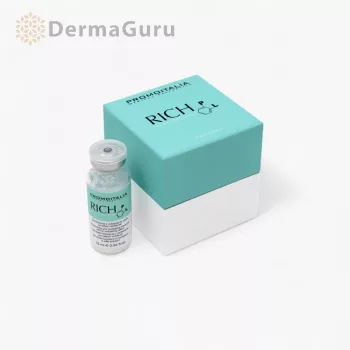   Promoitalia Rich PL Topic, hyalurónová mezoterapia s obohatením o polylaktovú kyselinu na omladzovanie pleti, 1×10ml