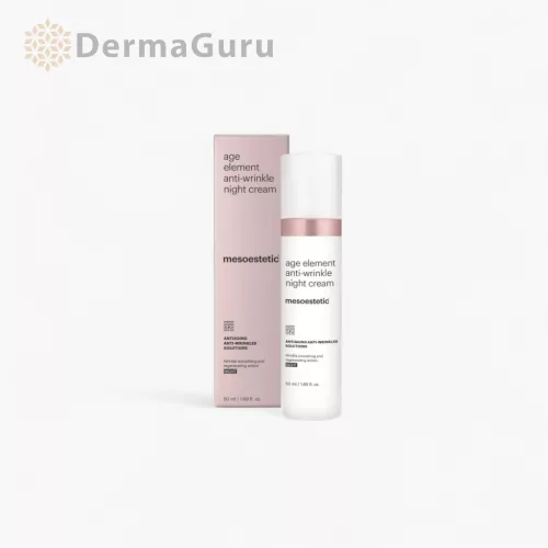 Mesoestetic Age Element Anti‑Wrinkle Night Cream, nočná proti vráskam pleťová maska, 50 ml