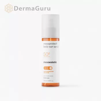   Mesoestetic Mesoprotech Body Sun Spray SPF 50+, ultrahladký telový sprej s vysokou ochranou, 200 ml