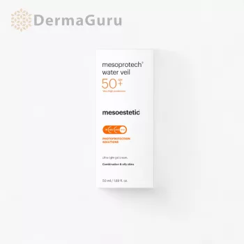  Mesoestetic Mesoprotech Water Veil SPF 50+, ultrahladký ochranný gél-krém na normálnu a zmiešanú pokožku, 50 ml