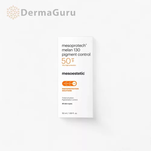 Mesoestetic Mesoprotech Melan 130 Pigment Control SPF 50+, tónovaný opaľovací krém, antipigment, 50 ml