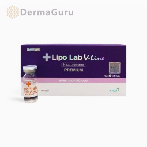 Lipo Lab + V line, arc és a megereszkedett bőr zsírbontása, 5 x 10 ml ampulla