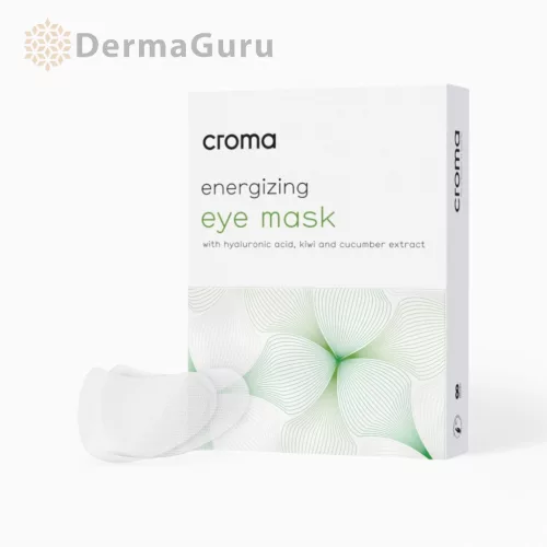 Energizing eye mask, energizujúca maska ​​na oči, maska ​​s kyselinou hyalurónovou, 8 ks, Croma