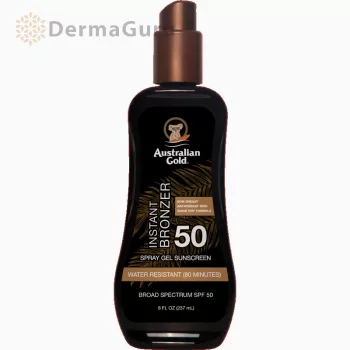 Australian Gold Spray Gel Bronzer SPF 50, naptej 237 ml