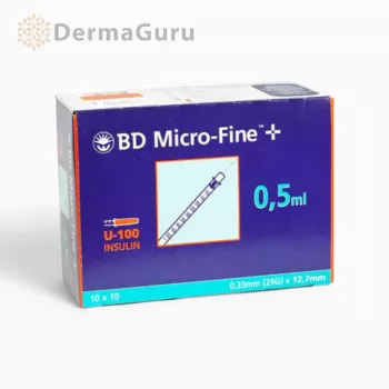   BD Micro-Fine+ Penkanyle 0,5 ml 29G, jednorazová striekačka, 100 ks