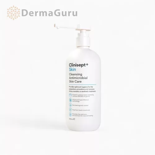 Clinisept+ Skin antimikrobiálny čistiaci a upokojujúci prípravok, 490 ml
