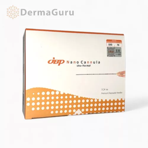 JBP Nano Cannula, ultra‑tenkostenná kanyla, 22G x 70 mm, 24 ks
