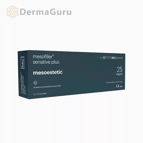 Mesoestetic Mesofiller Sensitive Plus, hialuron filler 2×1 ml