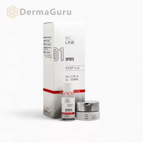 MeLine 01 Spots Step 1 & Step 2 – Pigmentkezelő Peeling 5 ml + 7 g