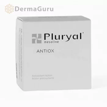   Pluryal Mesoline Antiox, aminokyseliny, mezoterapia na starostlivosť o tvár a vlasy, 5 x 5 ml (AOX)
