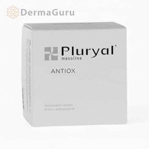 Pluryal Mesoline Antiox, aminokyseliny, mezoterapia na starostlivosť o tvár a vlasy, 5 x 5 ml (AOX)