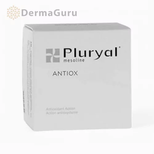 Pluryal Mesoline Antiox, aminokyseliny, mezoterapia na starostlivosť o tvár a vlasy, 5 x 5 ml (AOX)