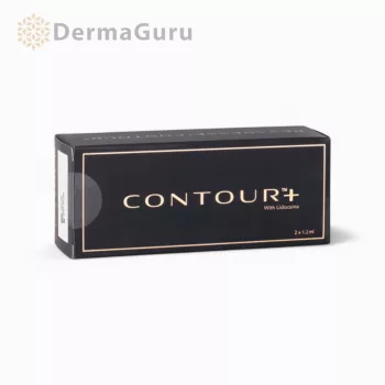   Revanesse Contour+ lidokaín, hyalurónová výplň, kontúrovanie a tvarovanie tváre, 2 x 1,2 ml