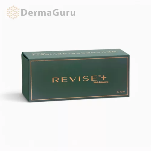 Revanesse Revise+, lidokaín, hyalurónová výplň, pre jemné a citlivé oblasti, 2 x 1,2 ml