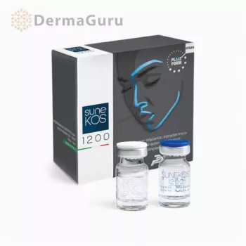   Sunekos 1200, hyalurónová výplň, aminokyseliny, ošetrenie ťažkých vrások a poškodenej pokožky, 1 x 3 ml + 1 x 100 mg
